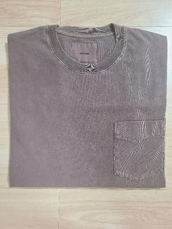 인더로우 GARMENT DYED POCKET T VINTAGE BROWN