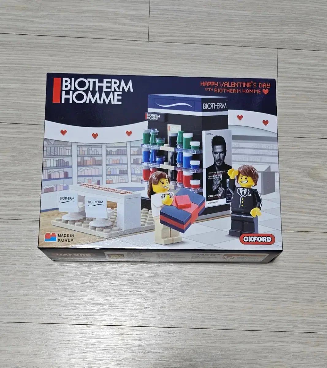 옥스포드 타운 비오템 콜라보 미개봉 블럭 BIOTHERM HOMME