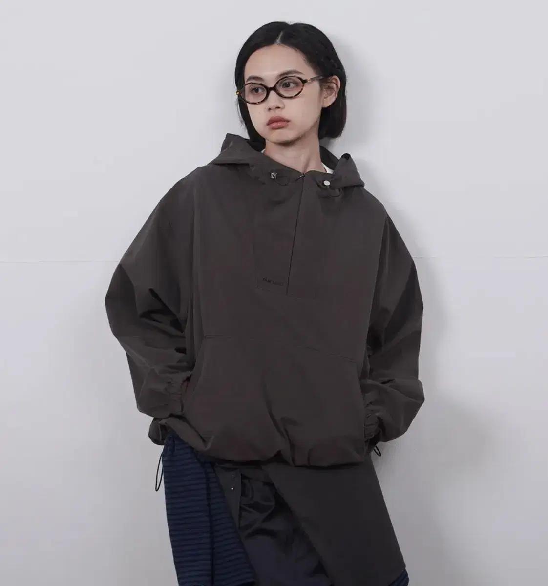 오헤시오 아우터 아노락 재킷HOODED ANORAK, BROWN