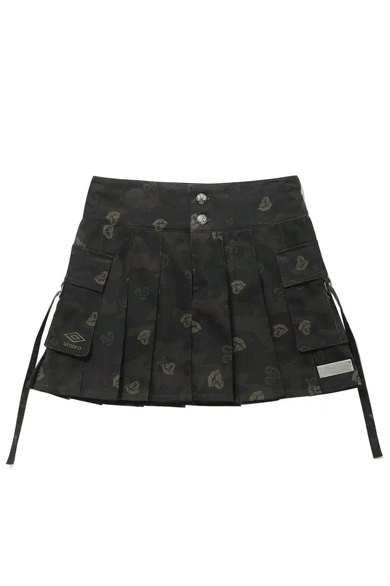 (새상품) LEEY 엄브로콜라보 Cargo Mini Skirt