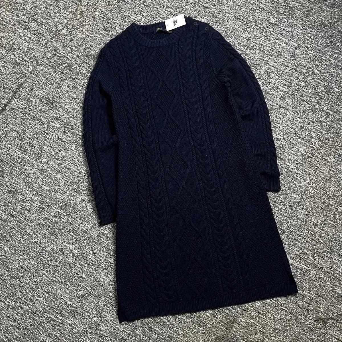 폴로 랄프로렌 신형 우먼스 케이블 니트 원피스 y 1028