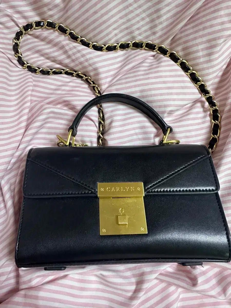 칼린 가방 블랙 체인 숄더백