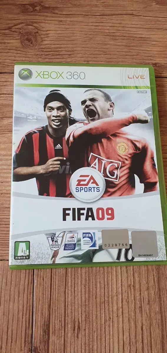 XBOX360 피파09 상태최상 .