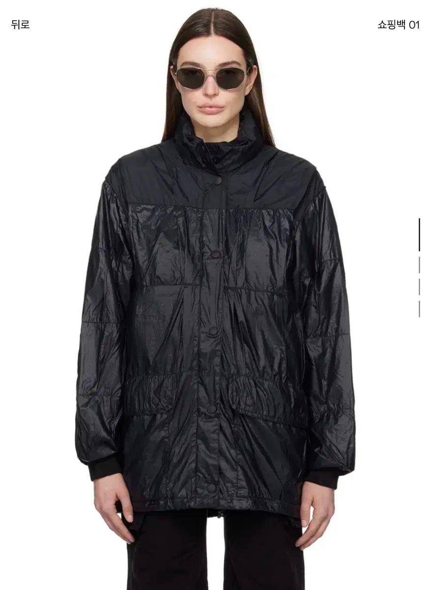 OUR REGACY 아워레가시 블랙 이그저스트 푸파 재킷 34 사이즈