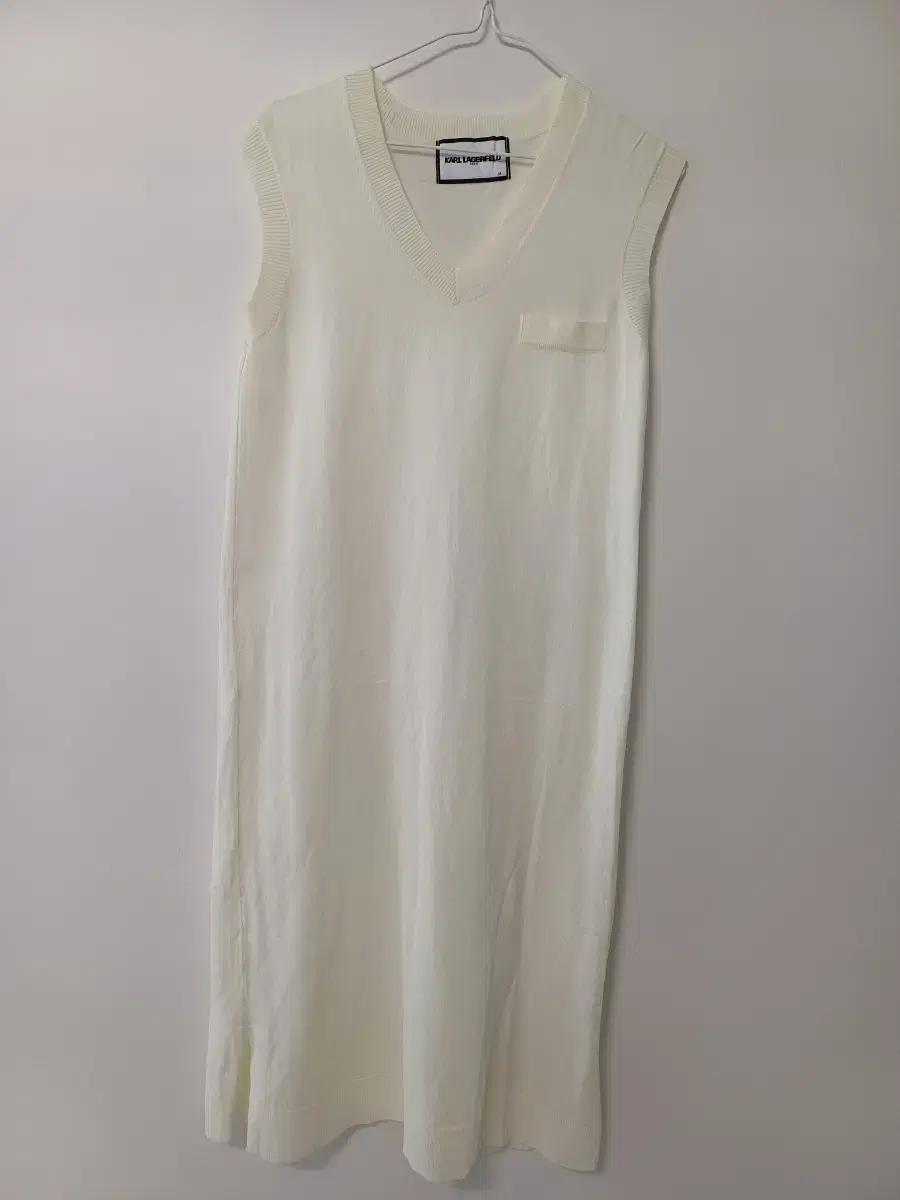 여성 칼라거펠트 봄.가을 여름 니트 롱베스트(사방스판95)