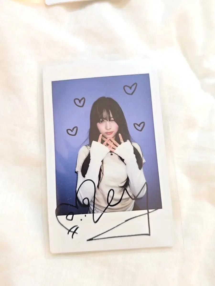 리센느 메이 싸인 폴라로이드