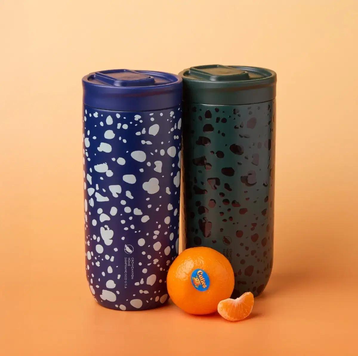 크로우캐년 마블 텀블러 캠핑 세트 2개