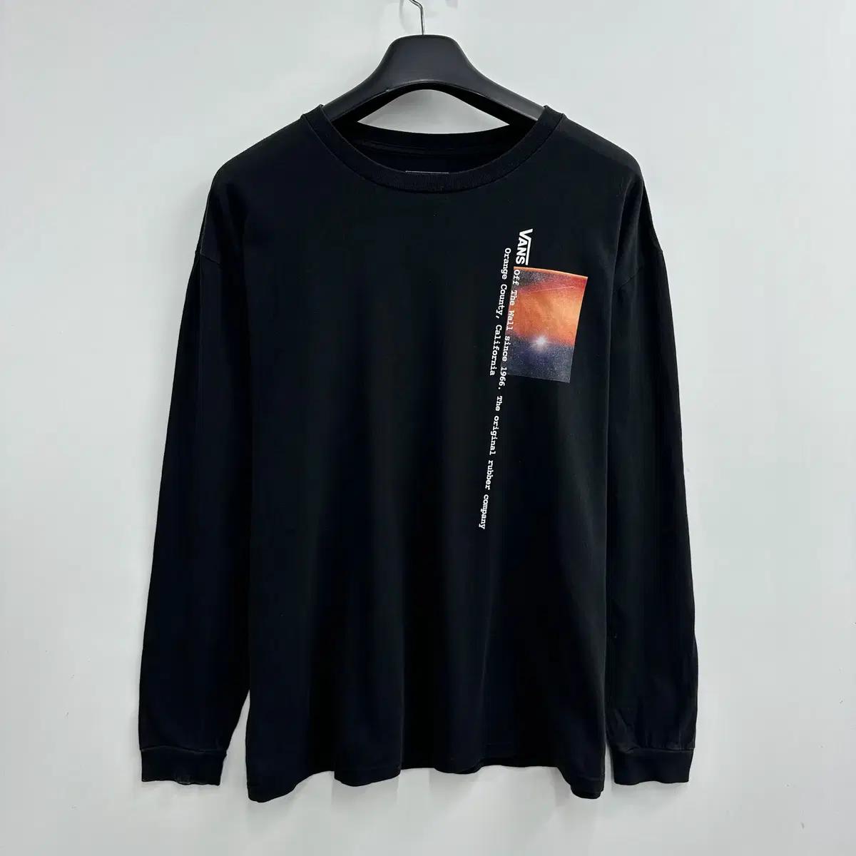 95 반스 남자 루즈핏 롱슬리브 긴팔 티셔츠