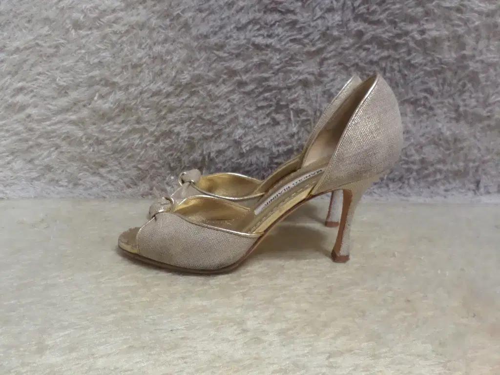 휘리릭구제 225 마놀로블라닉 오픈토 구두 로퍼 중고 신발