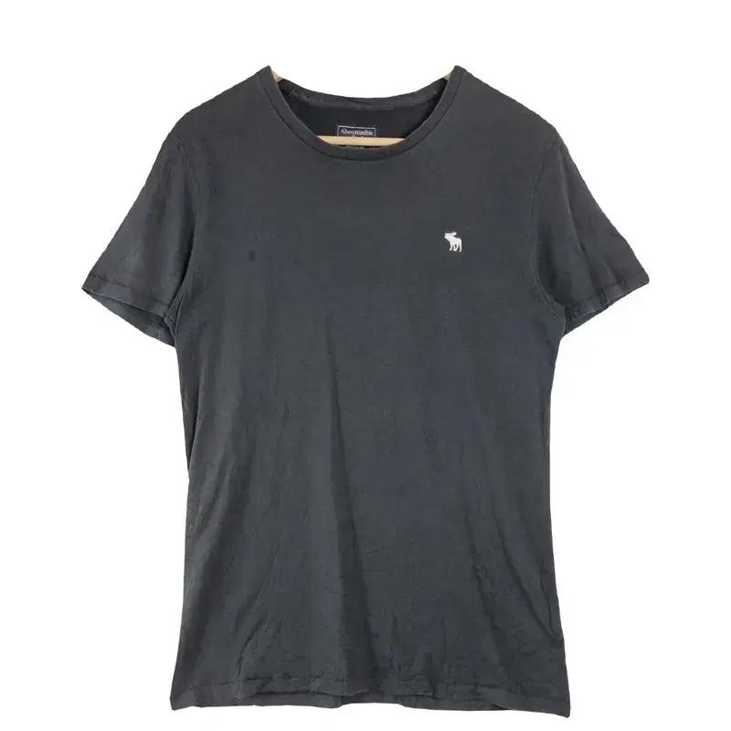 ABERCROMBIE & FITCH 아베크롬비 차콜 반팔 티 [XS]