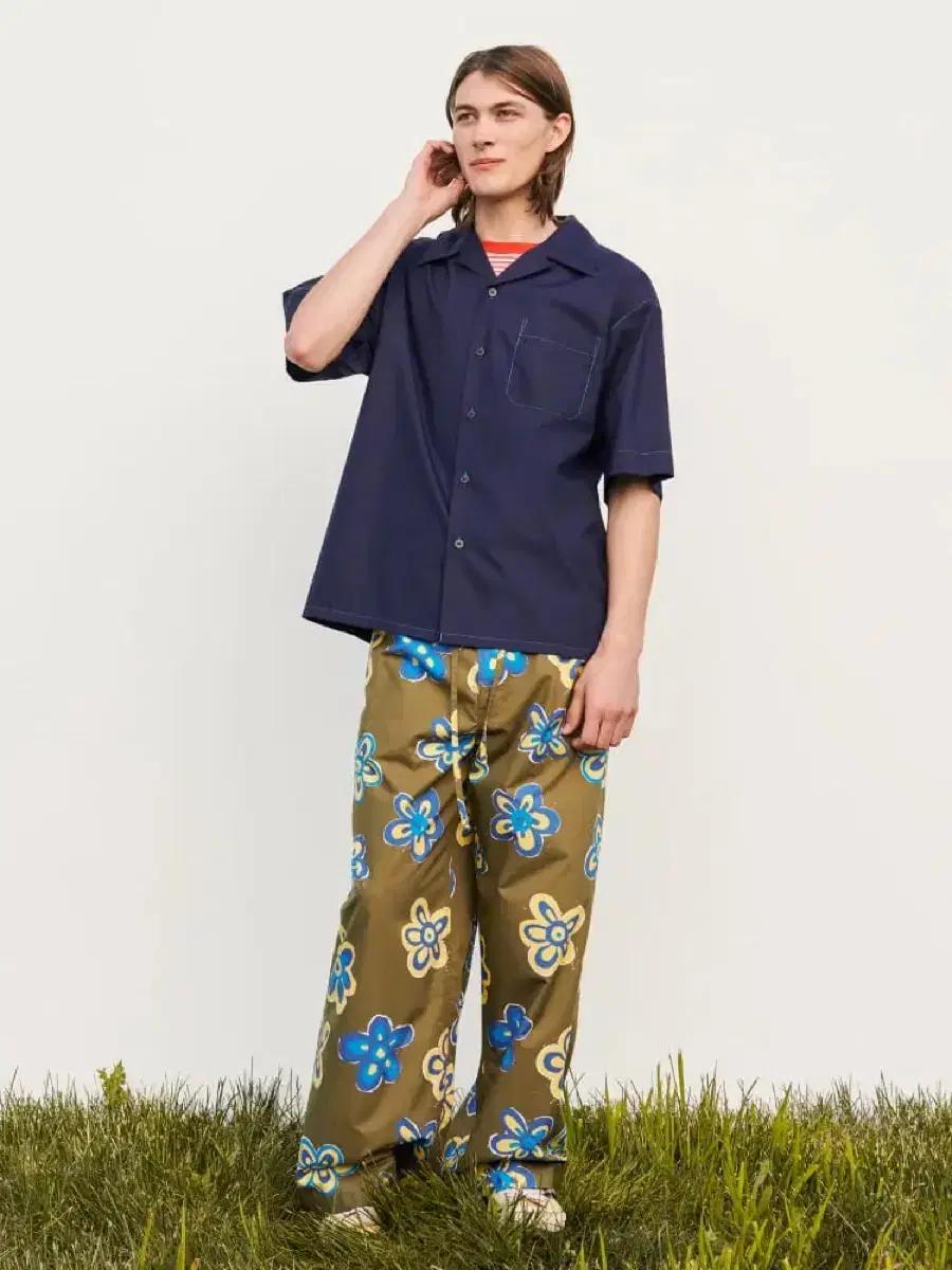 유니클로 x MARNI 마르니 반팔셔츠 L사이즈