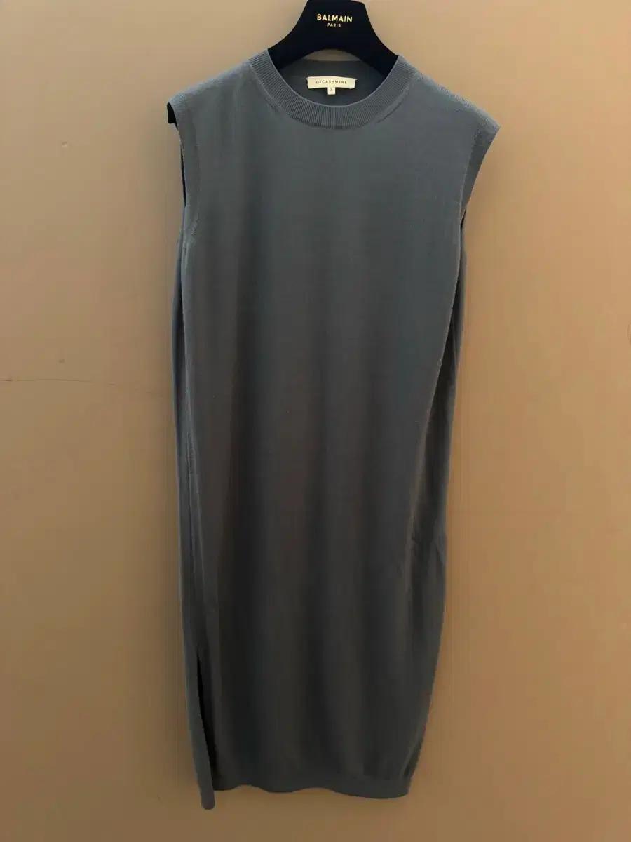 더캐시미어 니트 롱 원피스