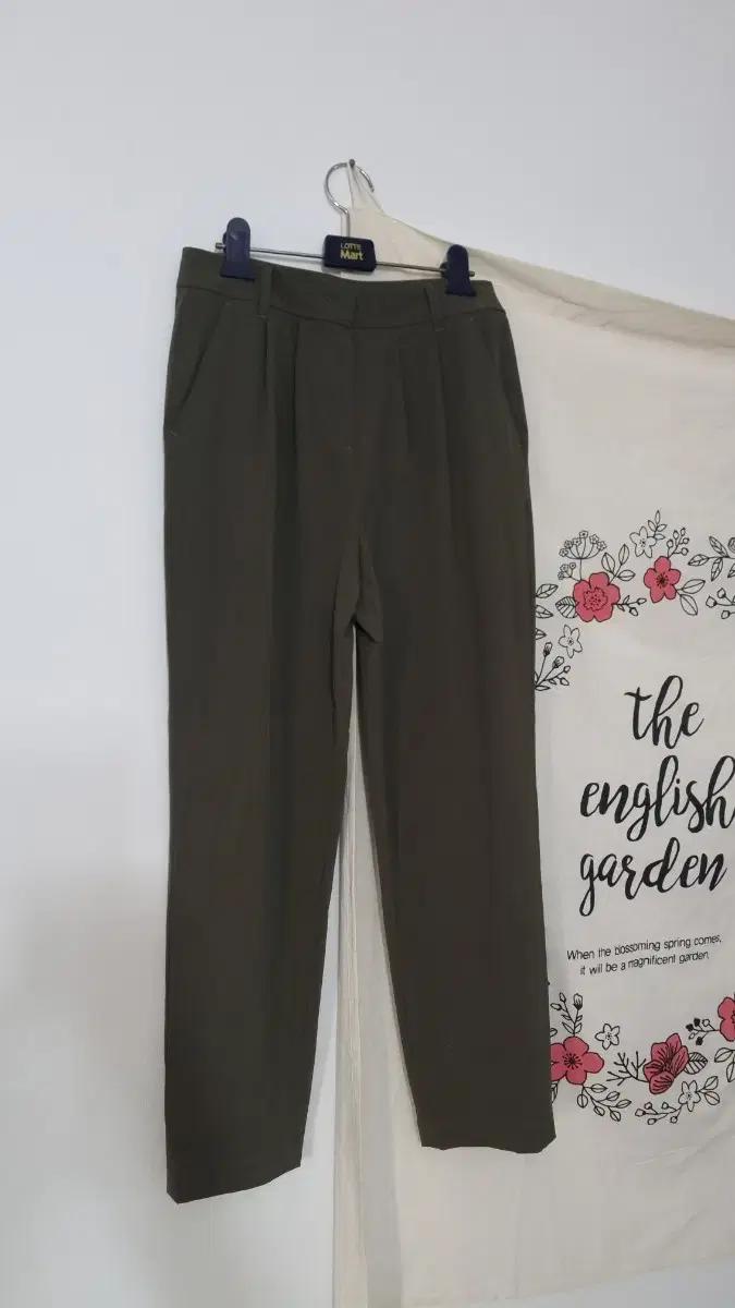 22SS A.P.C. 바스락 투턱 카키색 바지 70