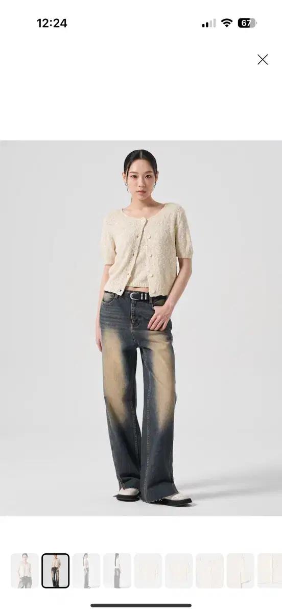 에잇세컨즈 니트여름가디건 세트