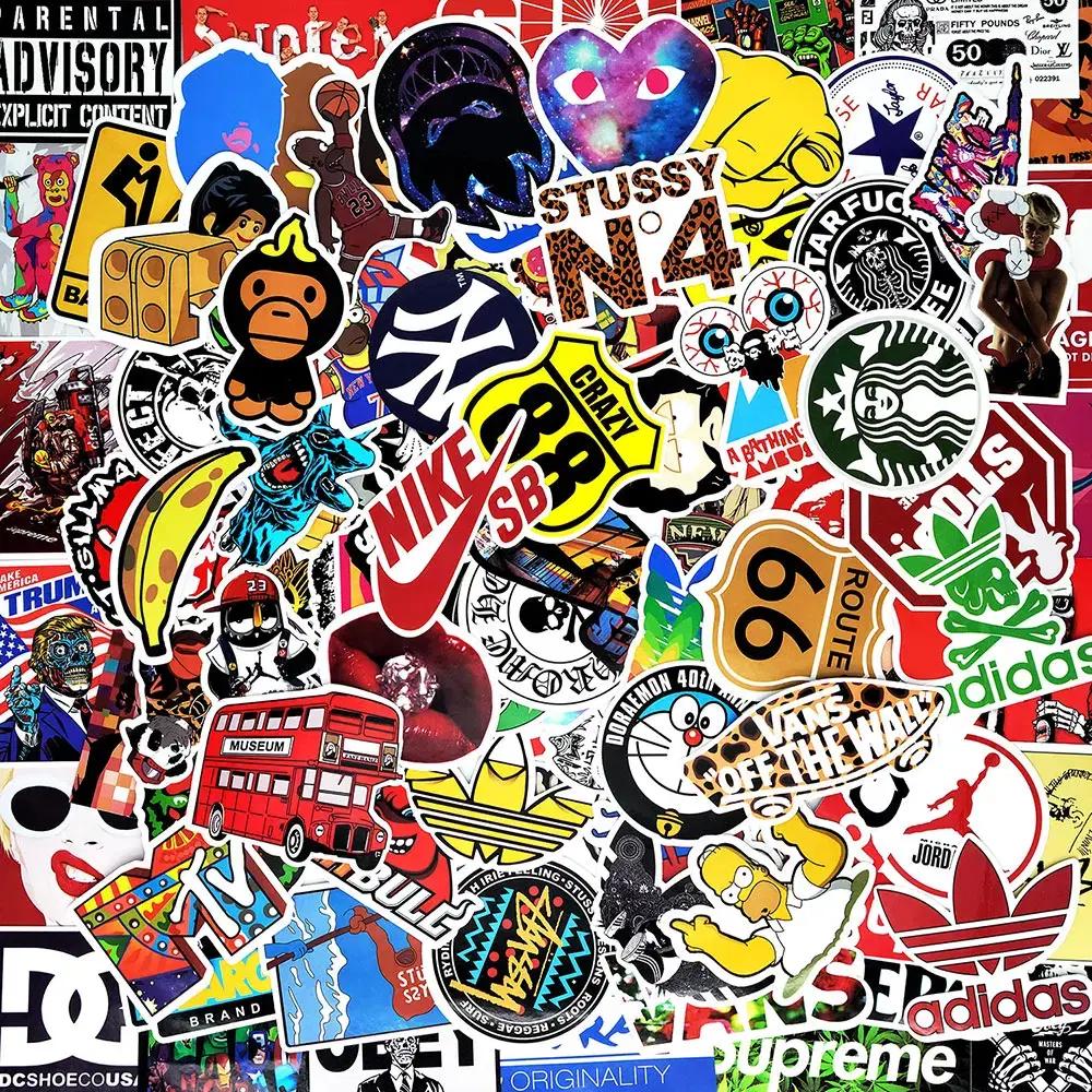 캐리어 노트북 캠핑 스티커 타입C (100장)