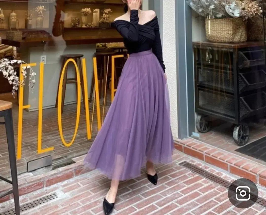 교신 보라색 샤스커트 (하객룩 피로연 돌잔치 셀프웨딩 원피스 드레스