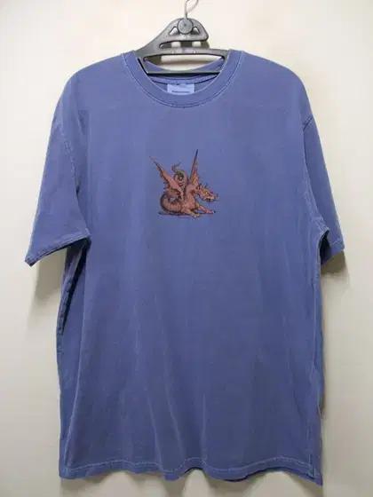 디스이즈네버댓 정품 드레곤 워싱면 라운드티 택M