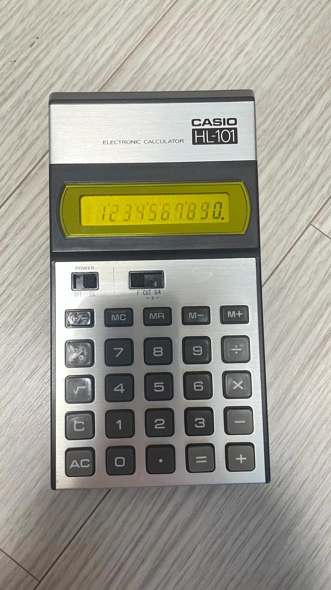 카시오계산기 HL-101 [2]번