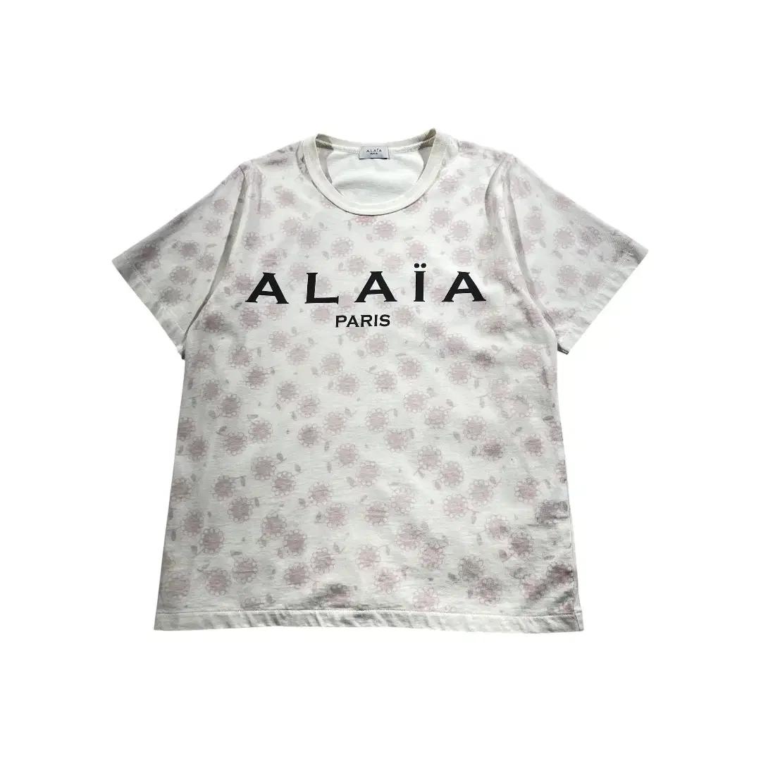 [ALAIA] 알라이아 플라워 반팔티셔츠