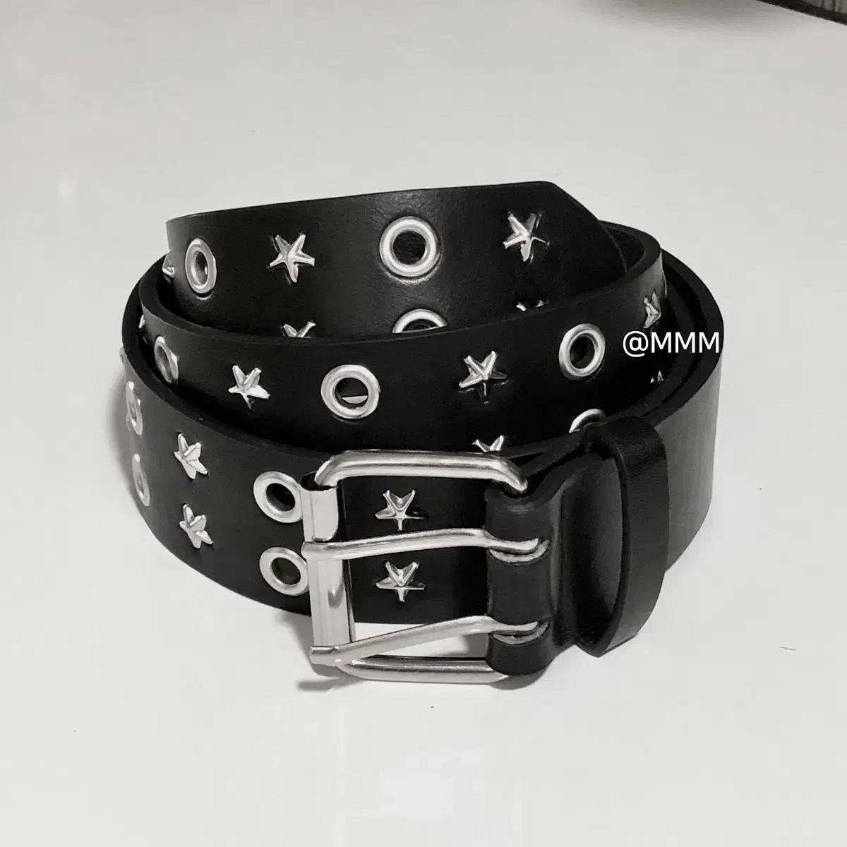[Unisex] 아일렛 별 스터드 벨트