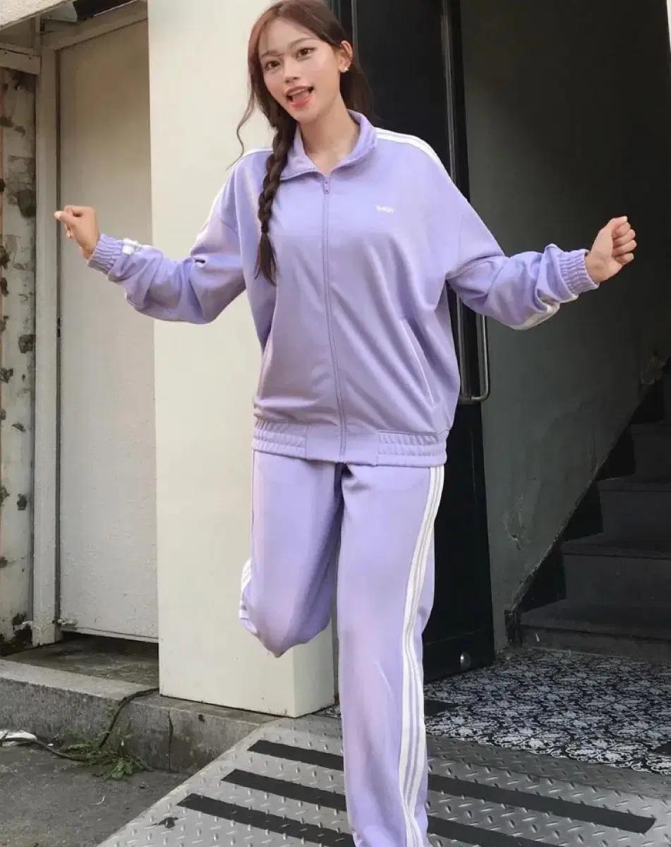 널디 자카드 테잎 트랙 져지/팬츠