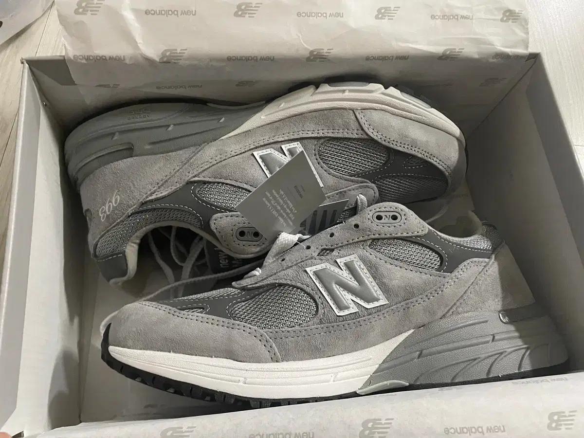 뉴발 993 265 회색 박스채 새상품 뉴발란스 newbalance