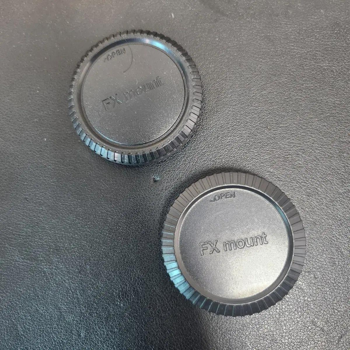 후지 FX 마운트 바디캡 + 렌즈뒷캡 세트