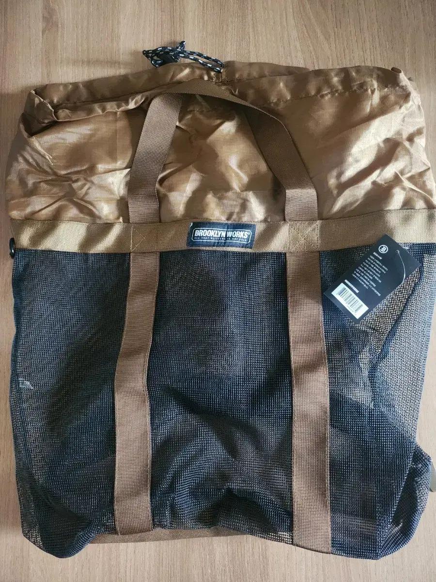 브루클린웍스 메쉬백 S 캠핑 수납 가방 파우치 토트 비치백