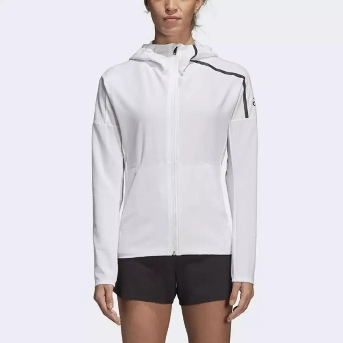 여성용 아디다스 ZNE 방수 러닝 런닝 자켓 재킷 후드 집업 바람막이