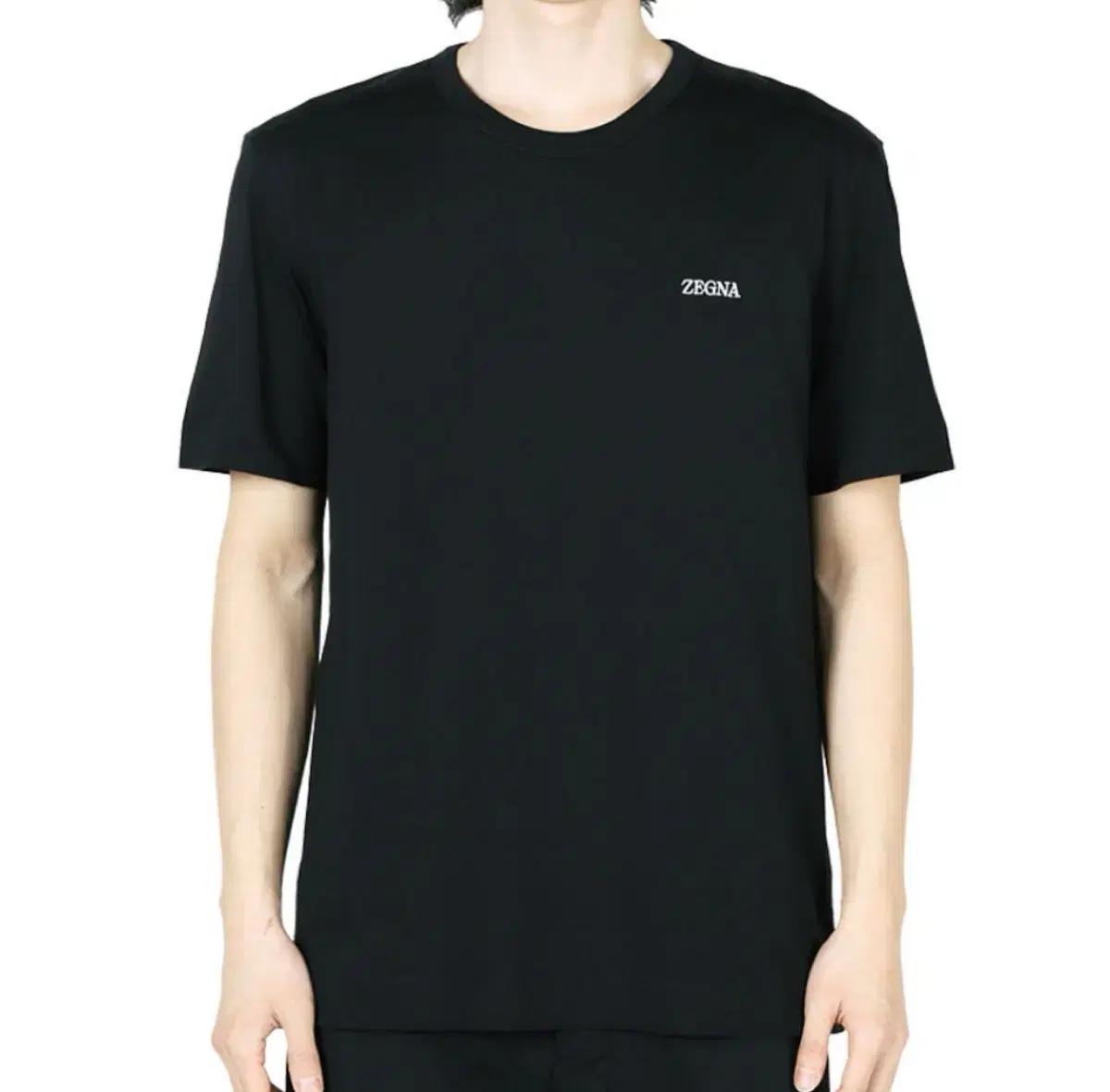 제냐 자수로고 티셔츠