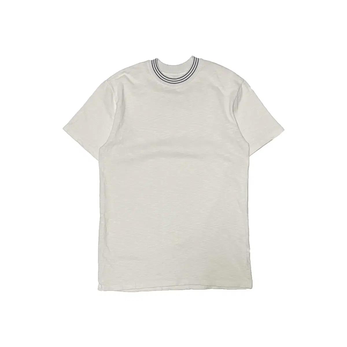 디스이즈네버댓 화이트 모크넥 반팔티