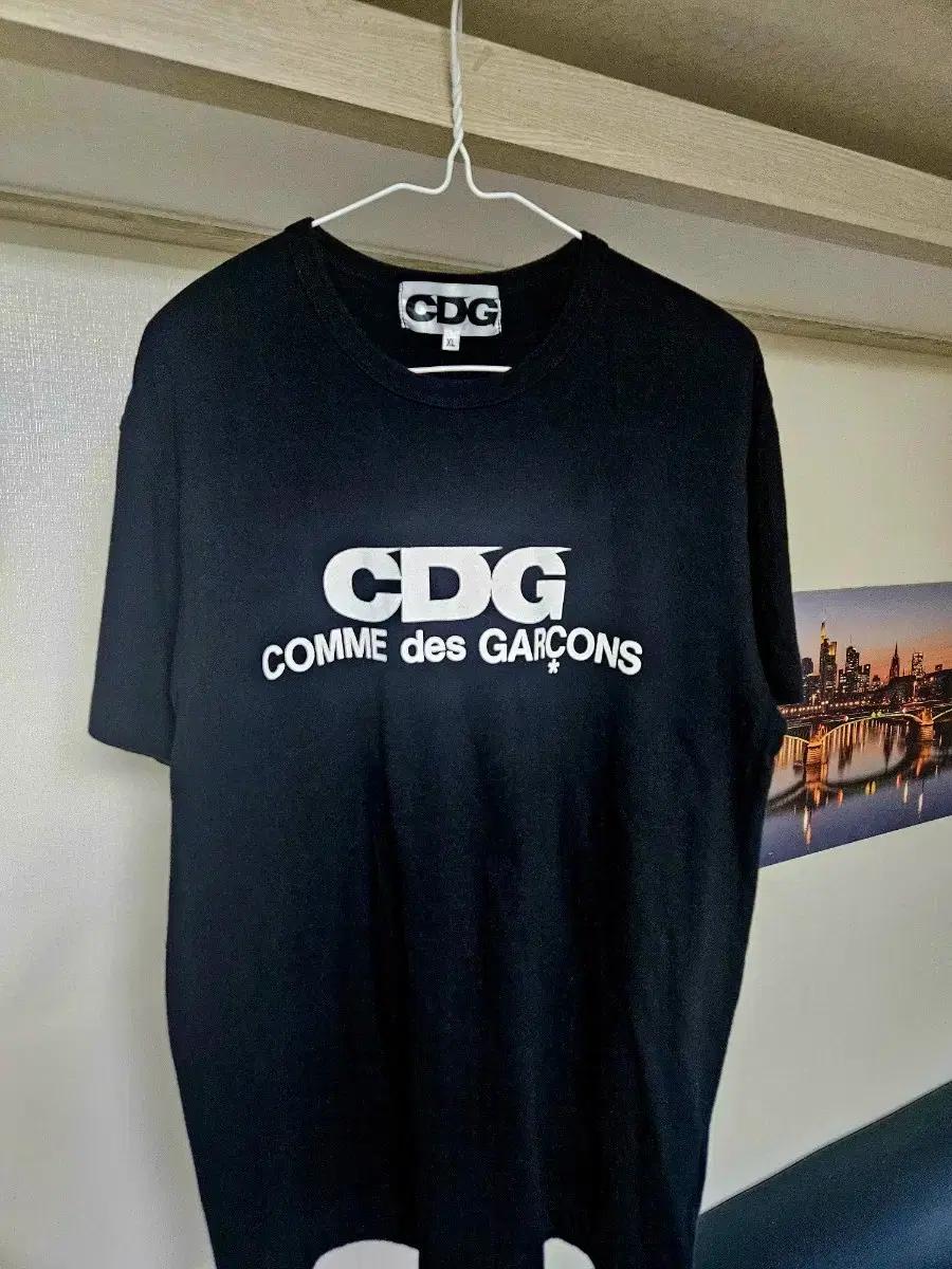 95~100 꼼데가르송 CDG 로고 반팔티셔츠 (정품)
