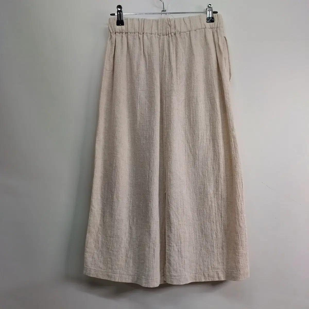여성 린넨 롱스커트 28사이즈여름  7411