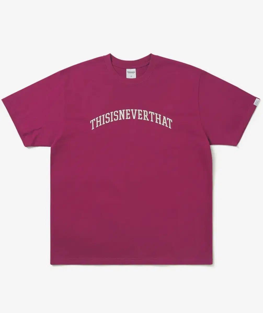 디스이즈네버댓 반팔티 와인 XS