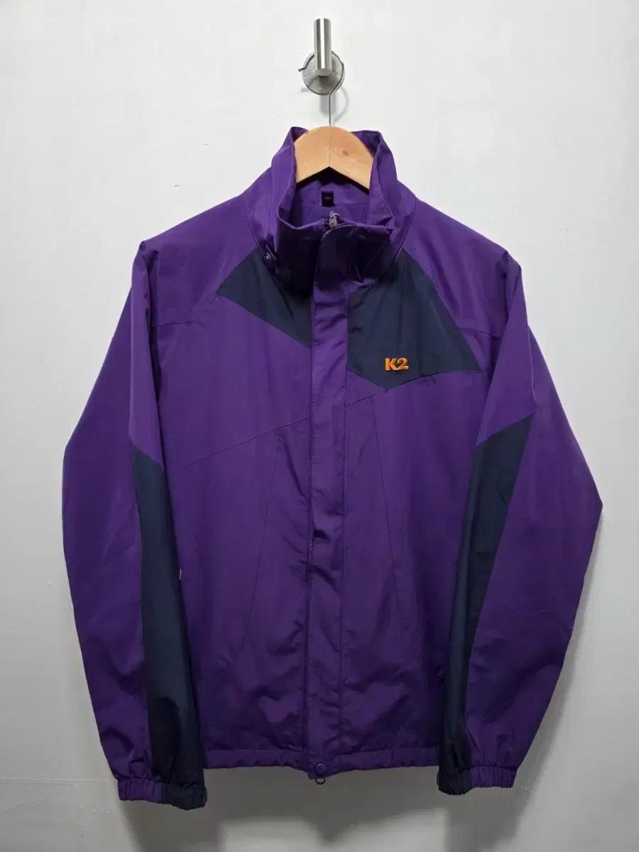 K2 등산복 퍼플 상의 바람막이 100사이즈 자켓