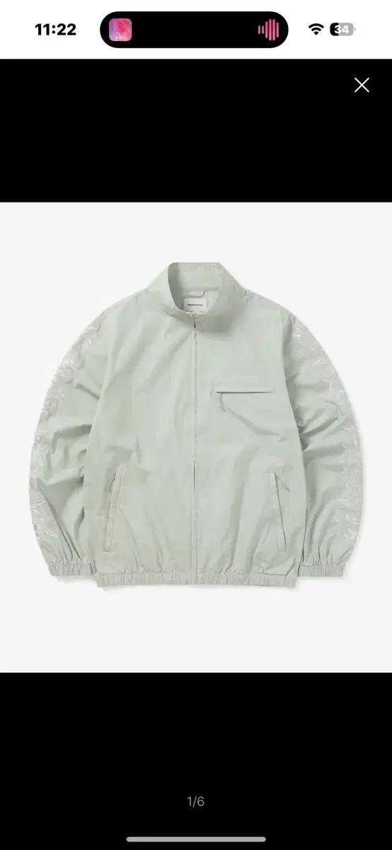 Floral Embroidered Jacket Mint 디스이즈네버댓