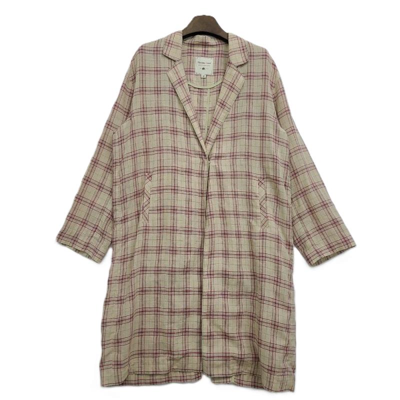 써스데이아일랜드/S/2020ss/린넨 하프 자켓/앨리스