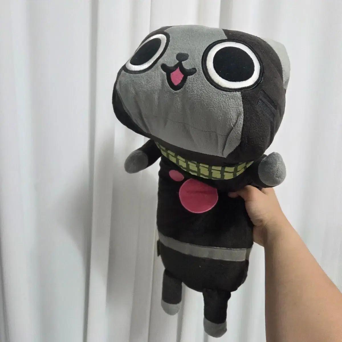 몬스터헌터 게임 캐릭터 고양이 네코 멜라루 롱 굿즈 마스코트 대형 빅