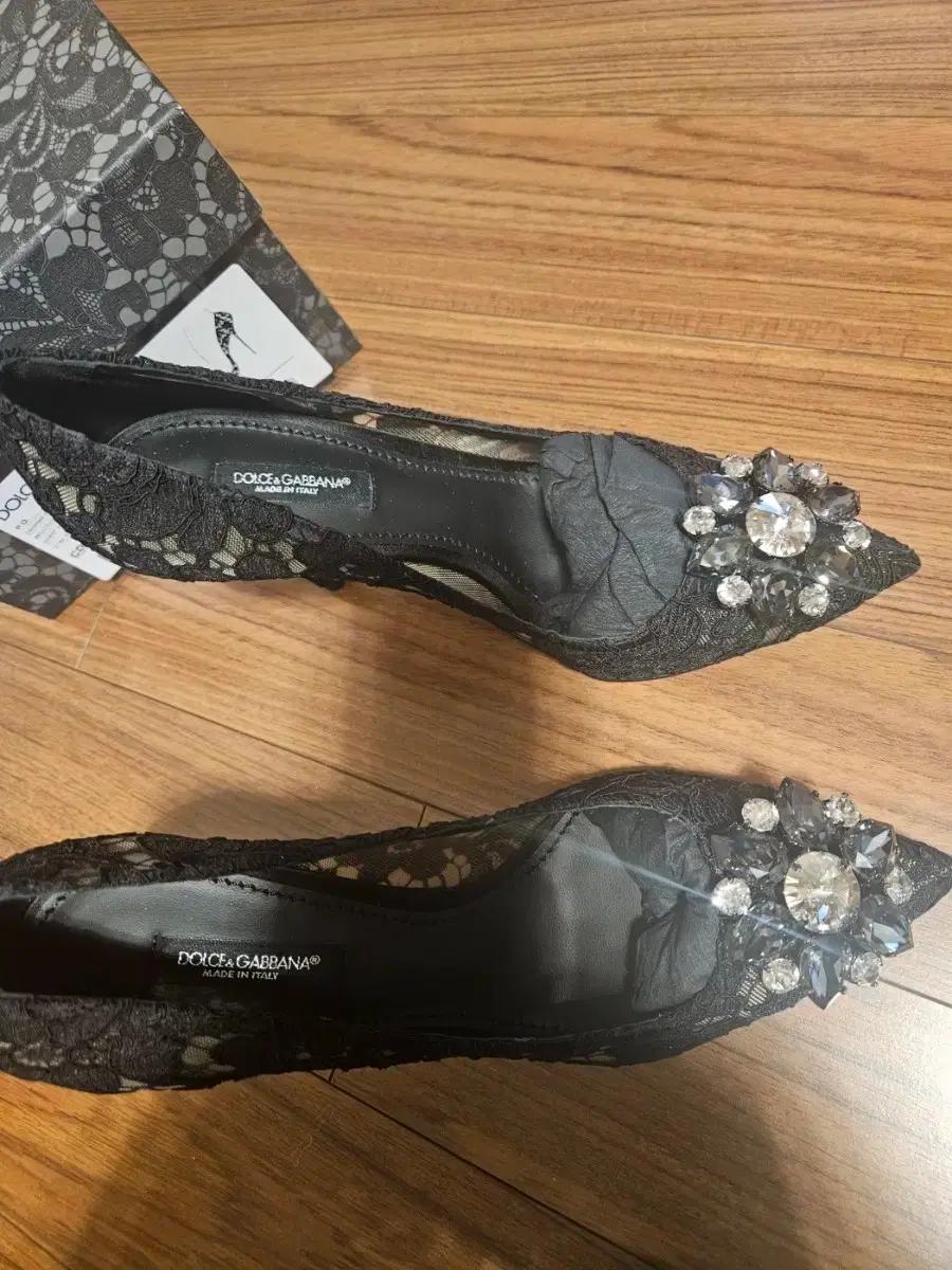 돌체앤가바나 레이스 구두 8cm 35