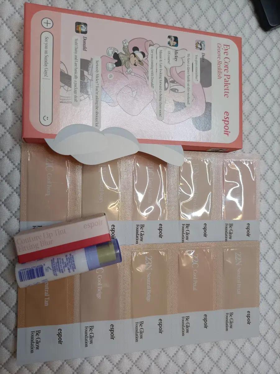 디즈니 에스쁘아 아이코어 팔레트세트+증정
