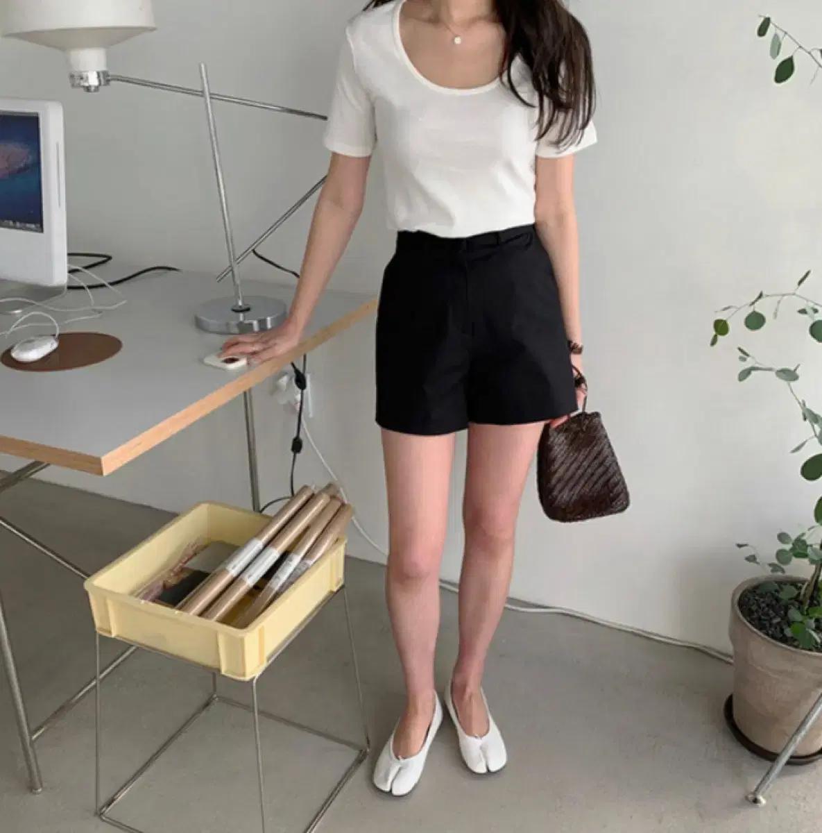 가내스라 제작 오디네르 샌드 하프팬츠 블랙