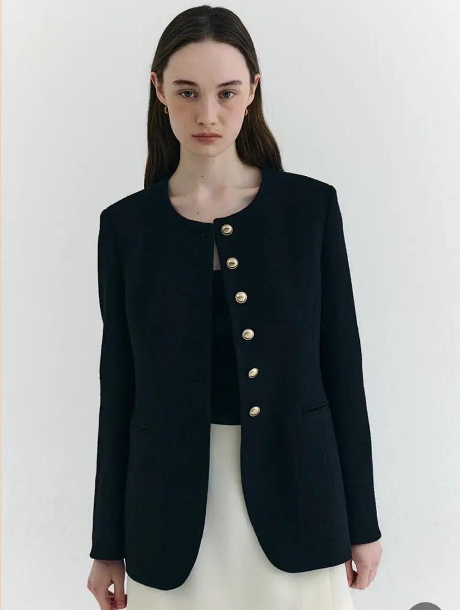 프론트로우 울자켓 amelia hourglass wool jacket