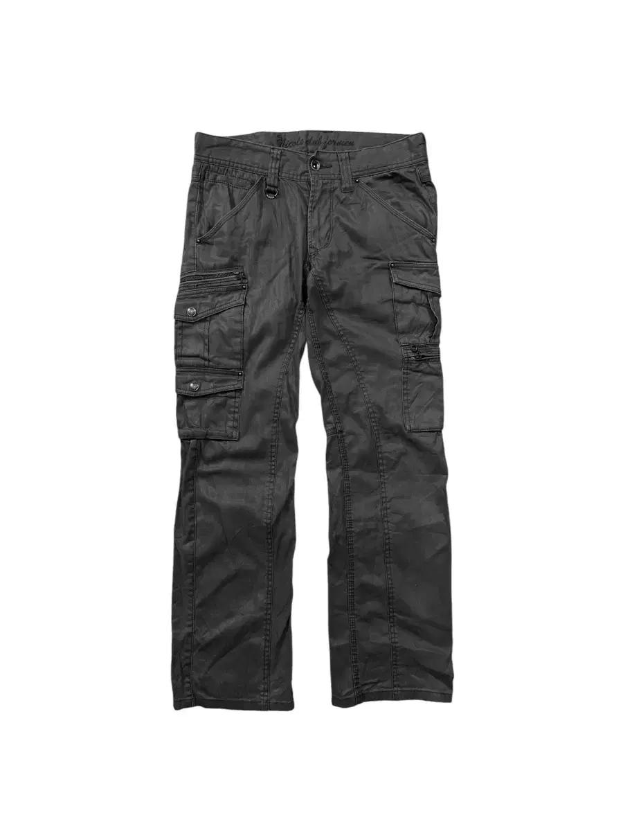 nicole club waxed cargo pants