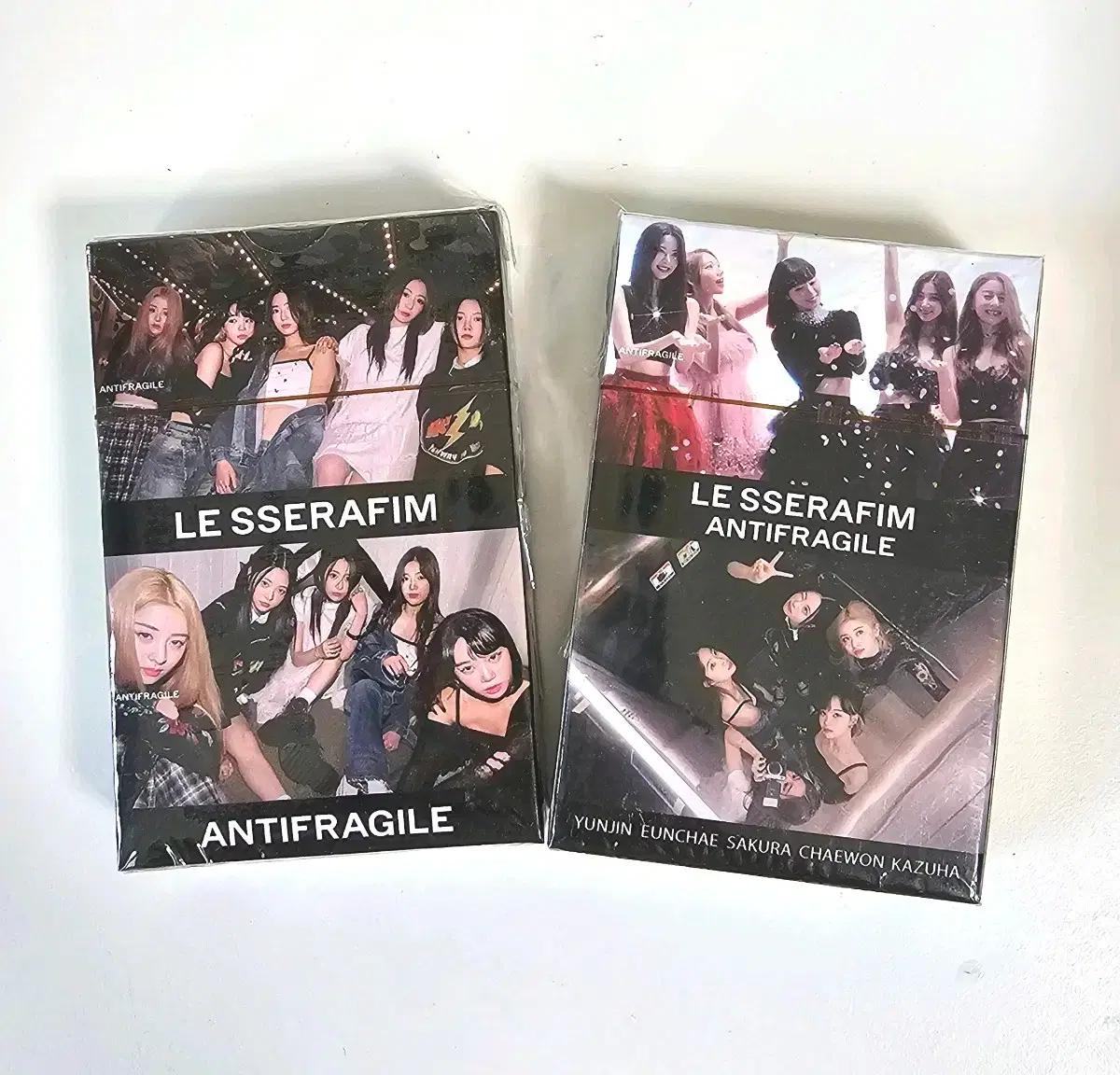 (땡처분) 르세라핌 포토카드 55pcs