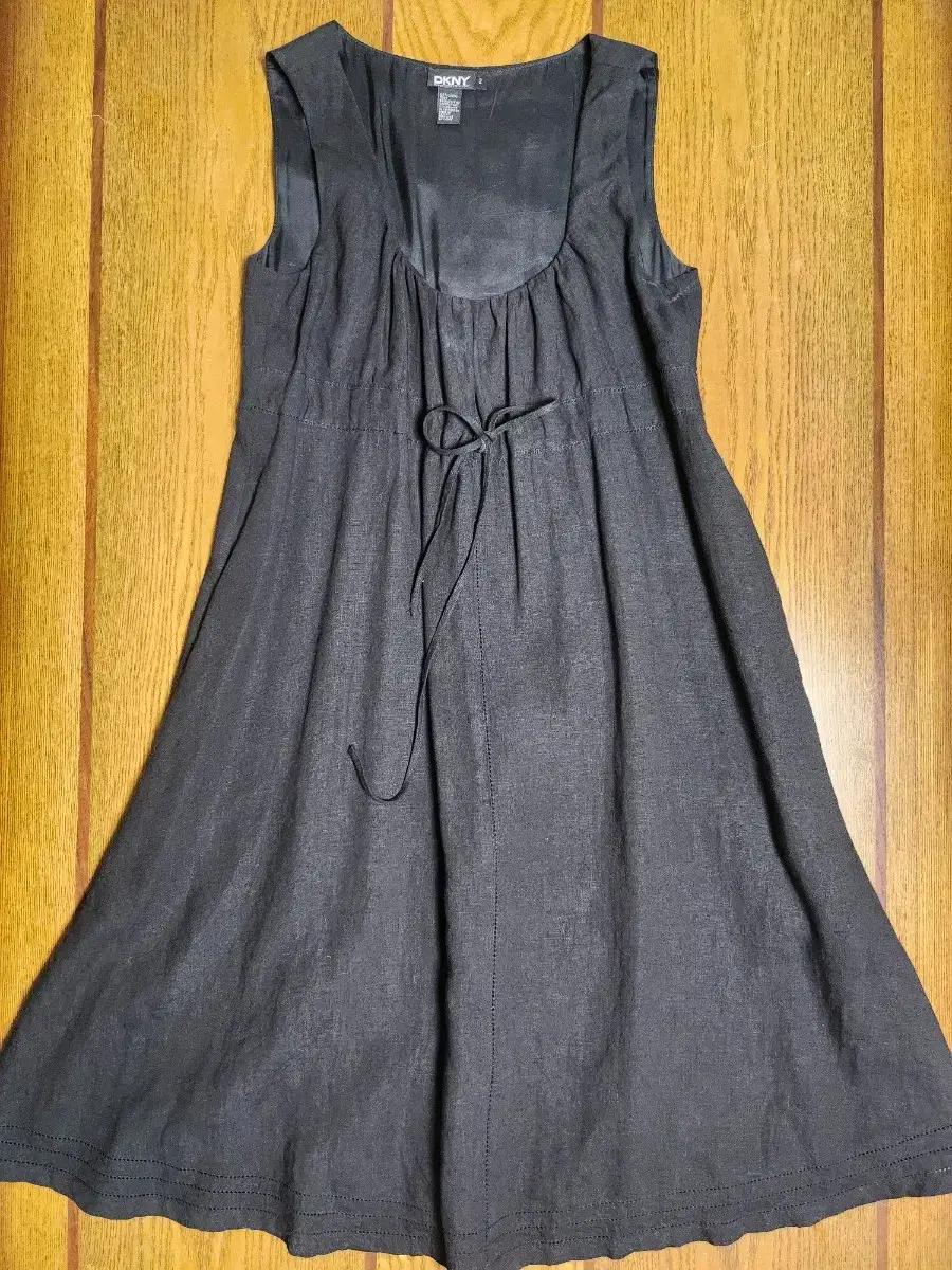 DKNY 린넨 마 소재 여름 원피스