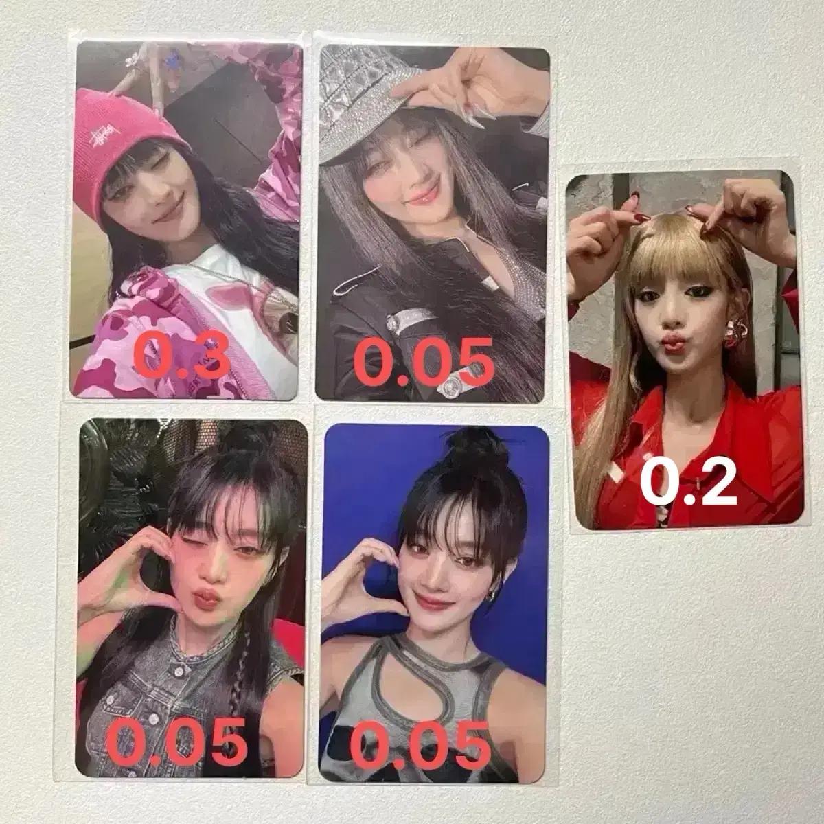 여자아이들 민니 포토카드