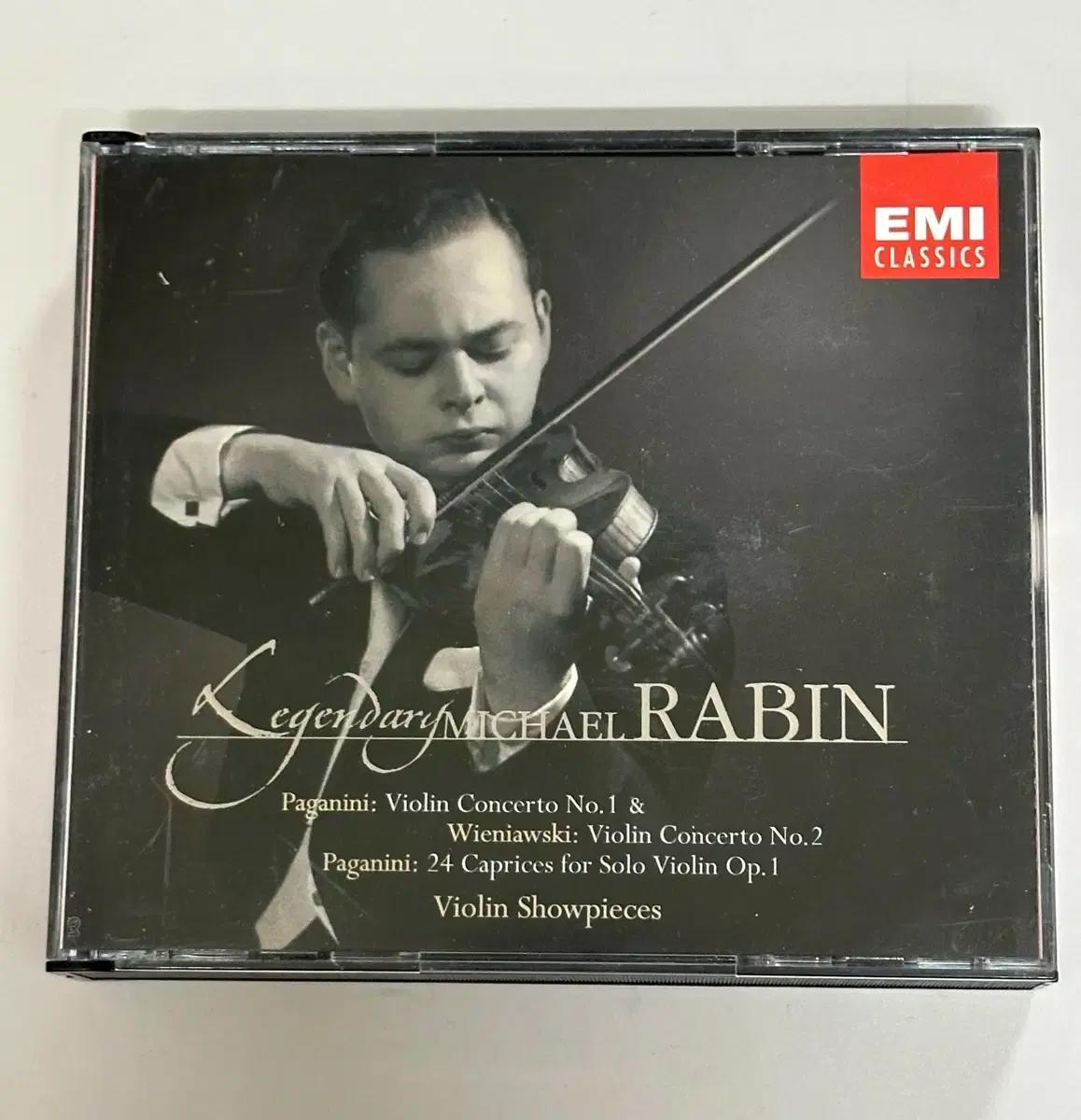 마이클 라빈 /Legendary michael rabin 2CD 파가니니