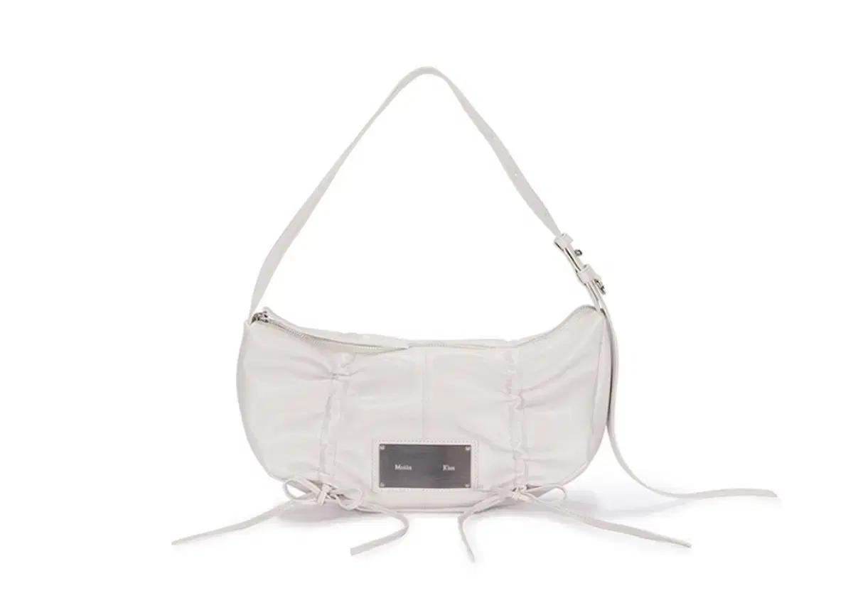 마뗑킴 half shirring ribbon round bag