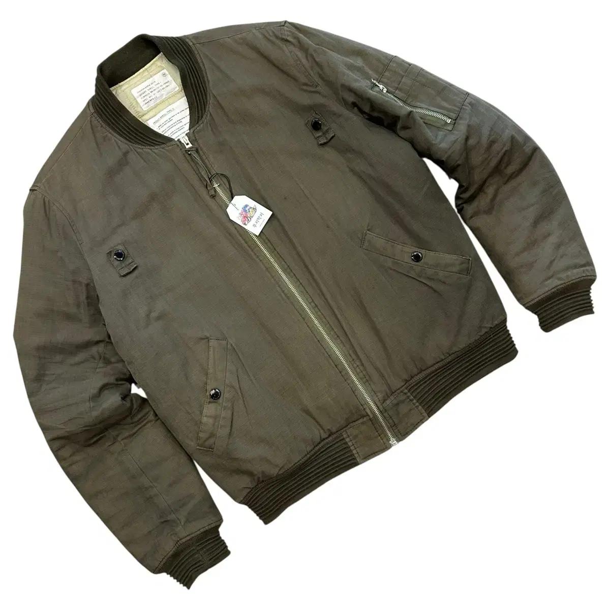 [M] 디스이즈네버댓 2014 초판 RULES 봄버 자켓 카키 A0094