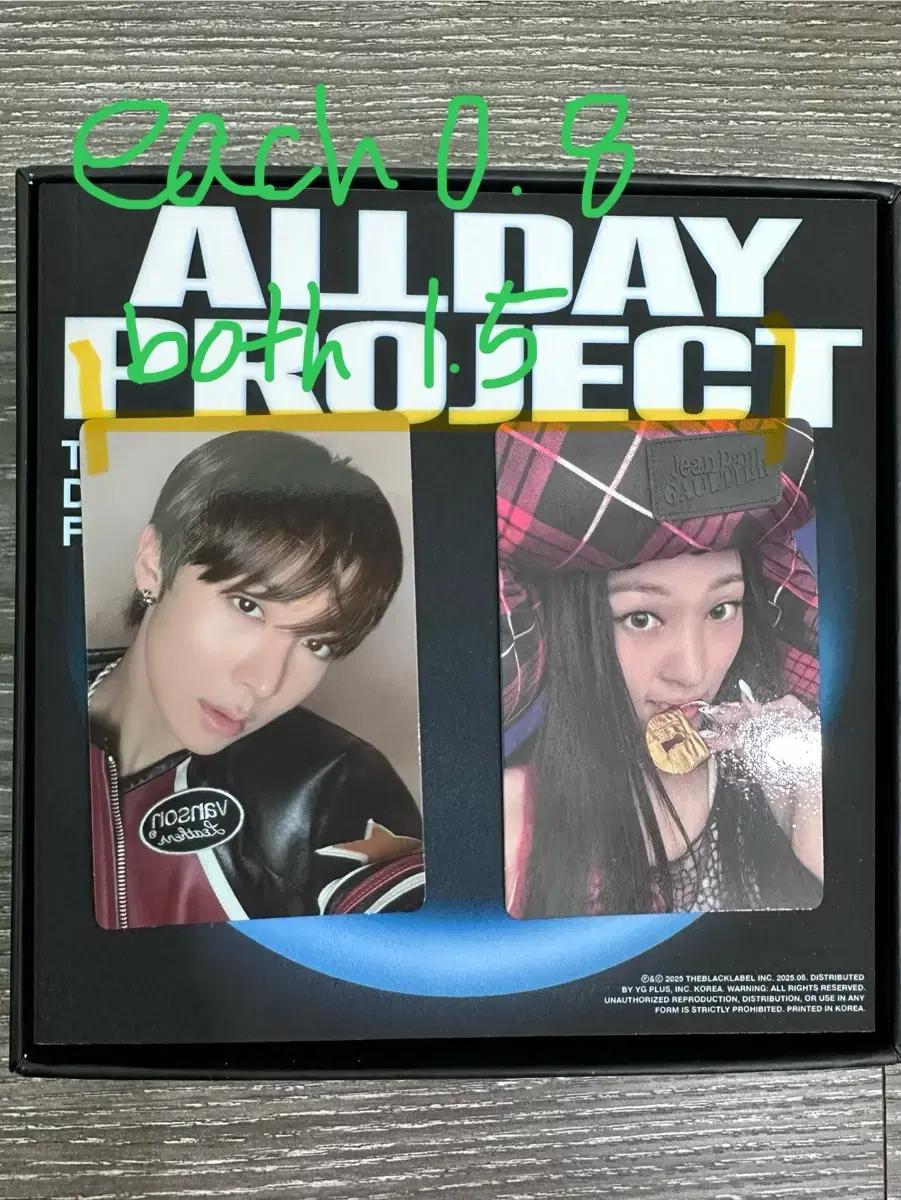 올데프 wicked 올데이프로젝트 우찬 애니 서윤 포카 포토카드